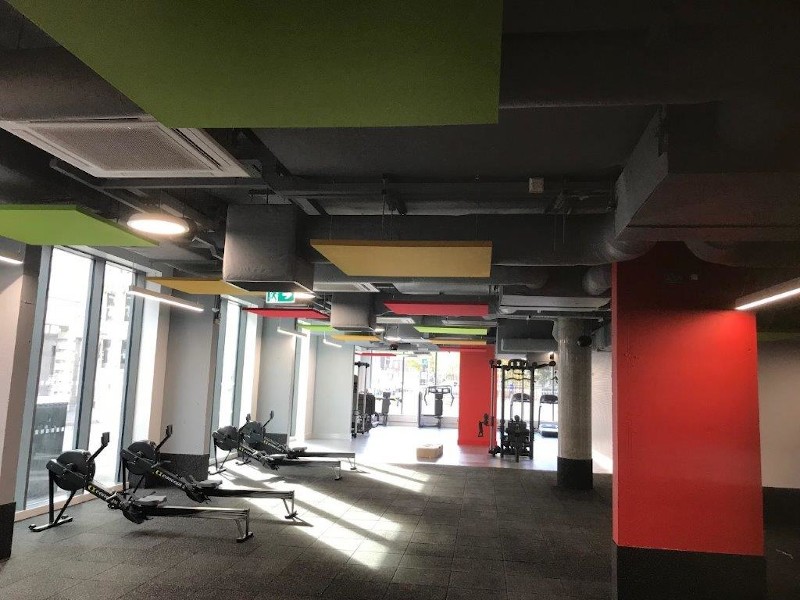 Cloudsorba in university gym
